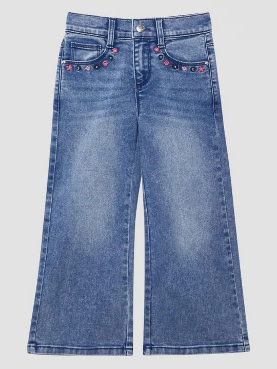 Foto van product Jeans wijde pijp / normale pasvorm / hoge taille / 5-pocketmodel s.Oliver blauw