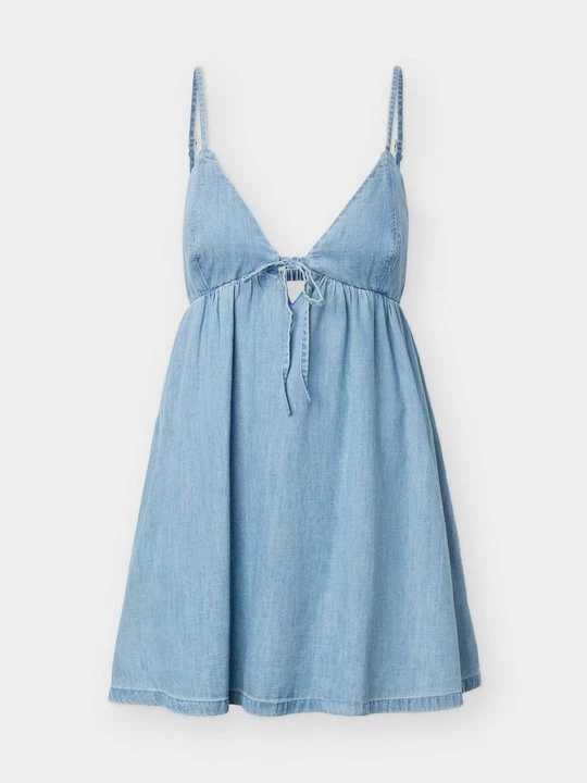 Foto van product Jeansjurken Abercrombie & Fitch lichtblauw denim
