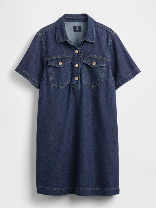 Foto van product Jeansjurken GAP donkerblauw denim