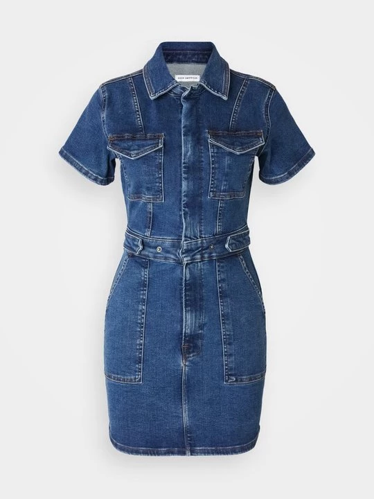 Foto van product Jeansjurken Good American donkerblauw denim