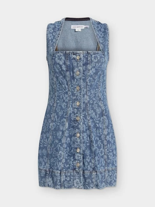 Foto van product Jeansjurken Good American lichtblauw denim