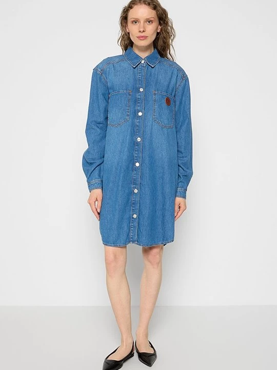 Foto van product Jeansjurken MOSCHINO lichtblauw