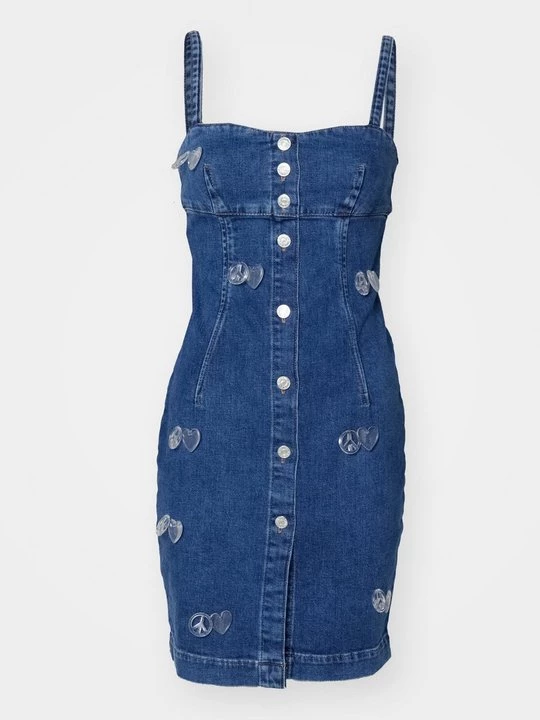 Foto van product Jeansjurken MOSCHINO lichtblauw denim