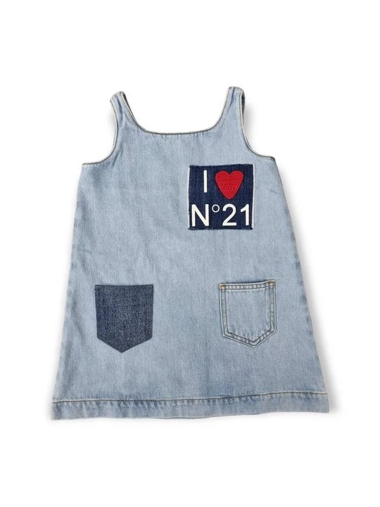 Foto van product Jeansjurken N°21 lichtblauw denim