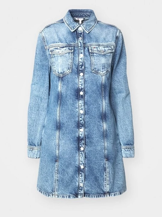 Foto van product Jeansjurken Tommy Jeans lichtblauw denim