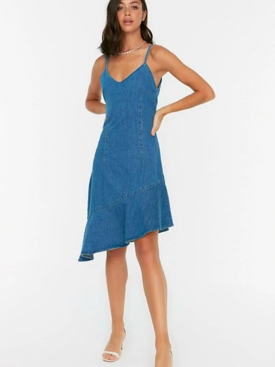 Foto van product Jeansjurken Trendyol blauw