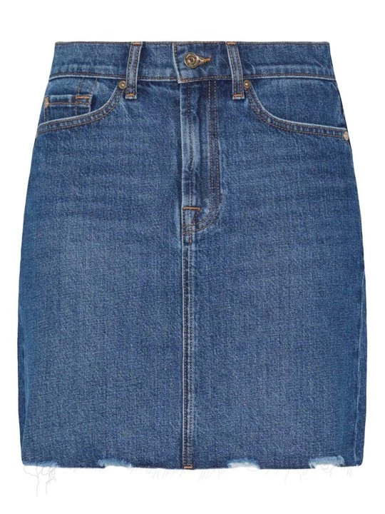 Foto van product Jeansrok 7 For All Mankind donkerblauw