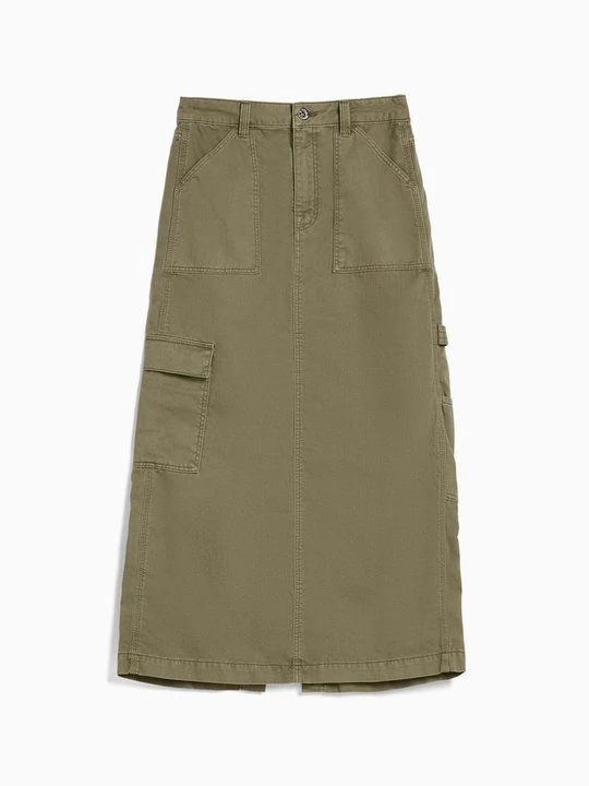 Foto van product Jeansrok Bershka kaki