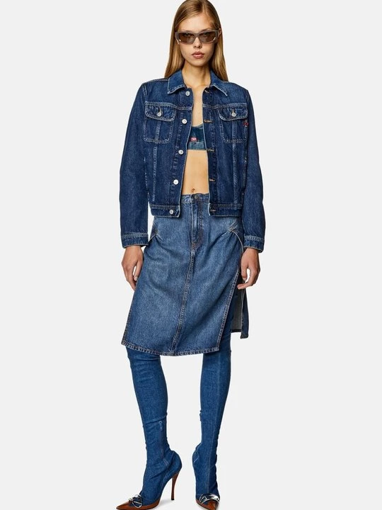 Foto van product Jeansrok Diesel donkerblauw