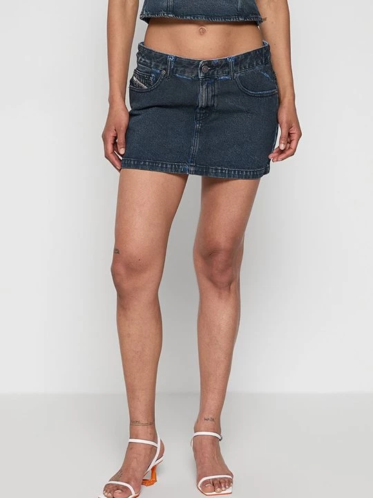 Foto van product Jeansrok Diesel donkerblauw