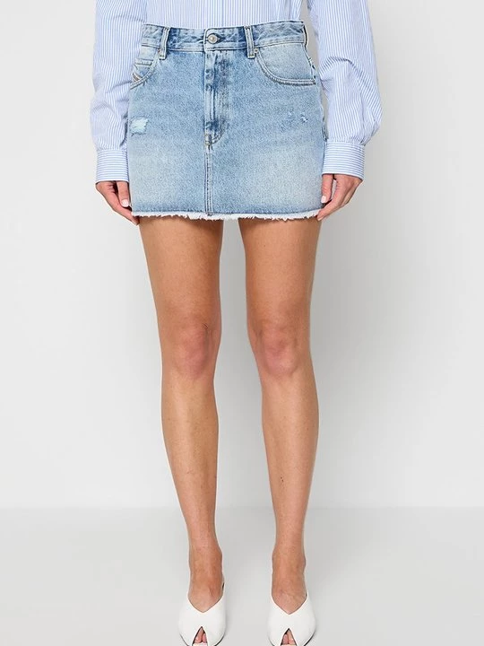 Foto van product Jeansrok Diesel lichtblauw