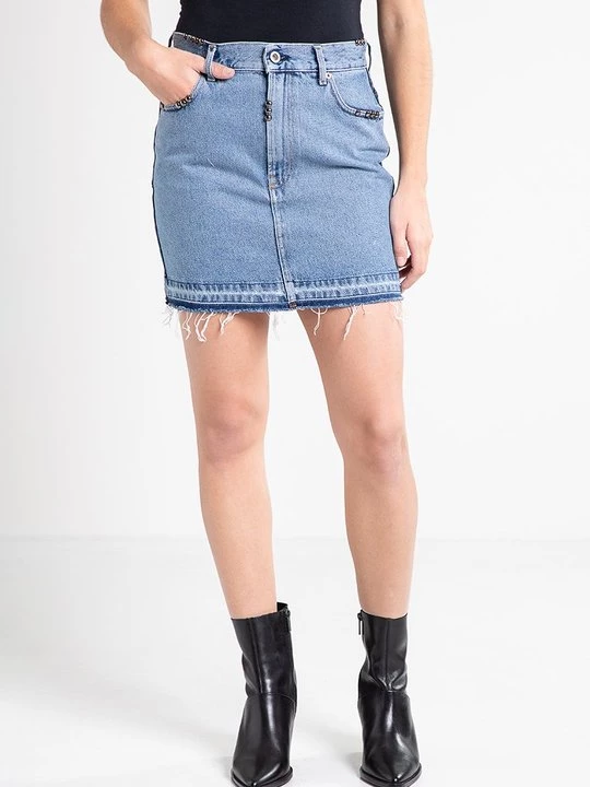 Foto van product Jeansrok Diesel lichtblauw