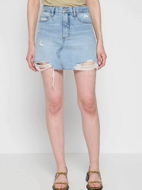 Foto van product Jeansrok Frame lichtblauw