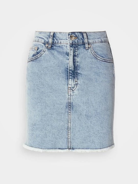 Foto van product Jeansrok Gestuz lichtblauw denim