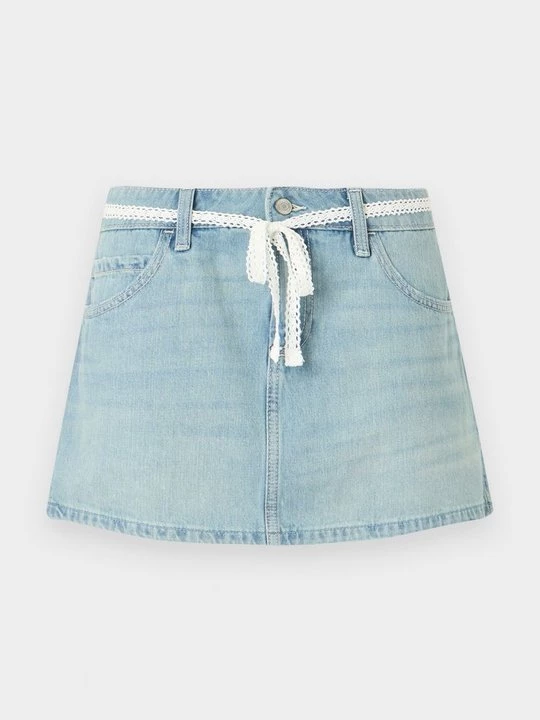 Foto van product Jeansrok Hollister Co. lichtblauw denim