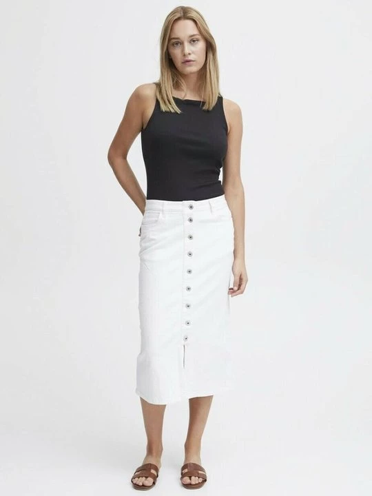 Foto van product Jeansrok Ichi wit