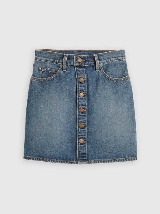 Foto van product Jeansrok Levi's donkerblauw denim