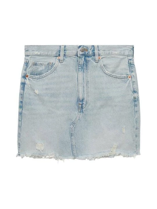 Foto van product Jeansrok Mango lichtblauw