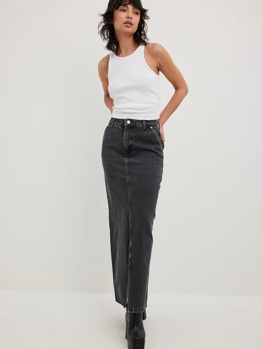Foto van product Jeansrok NA-KD grijs