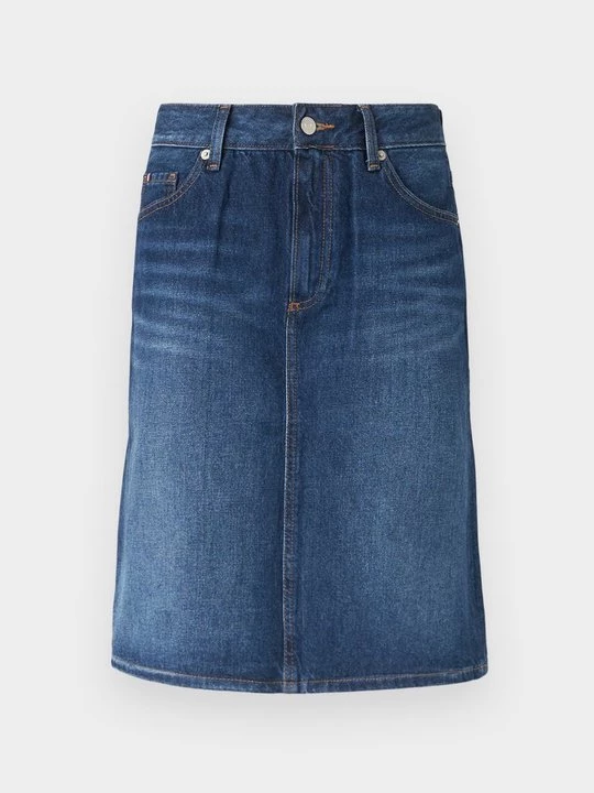 Foto van product Jeansrok Tommy Hilfiger donkerblauw denim