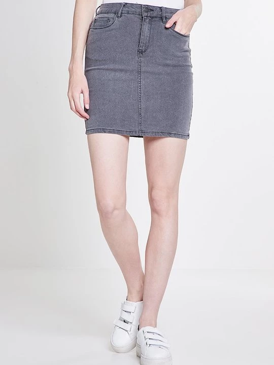 Foto van product Jeansrok Vero Moda lichtgrijs