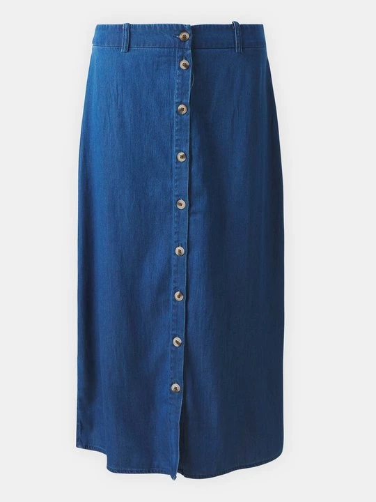 Foto van product Jeansrok Vila donkerblauw denim