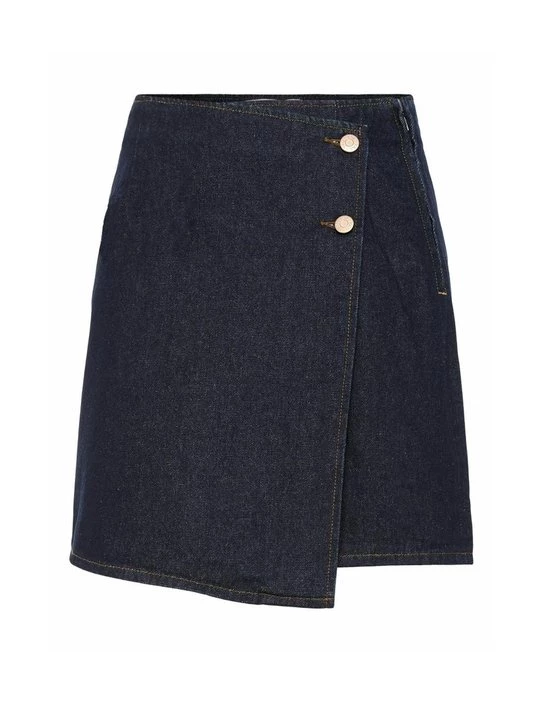 Foto van product Jeansrok Y.A.S donkerblauw denim