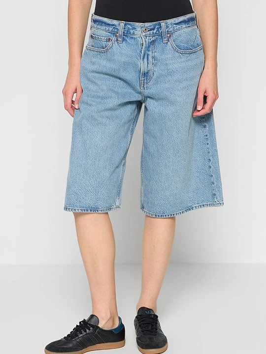 Foto van product Jeansshort Abercrombie & Fitch lichtblauw