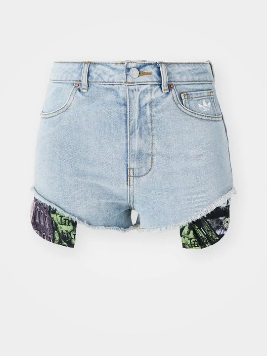 Foto van product Jeansshort adidas Originals lichtblauw denim