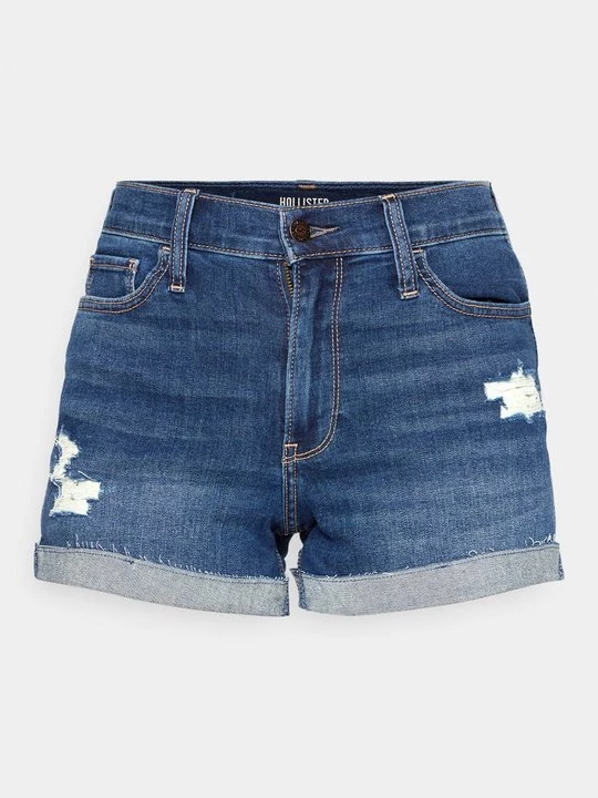 Foto van product Jeansshort Hollister Co. donkerblauw denim