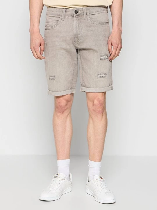 Foto van product Jeansshort INDICODE lichtgrijs