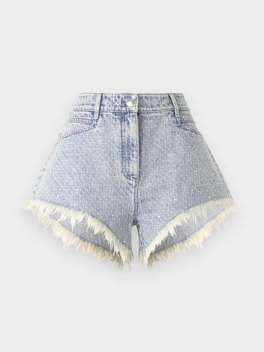 Foto van product Jeansshort IRO lichtblauw denim