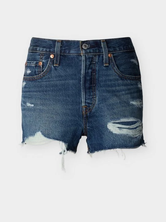 Foto van product Jeansshort Levi's donkerblauw denim