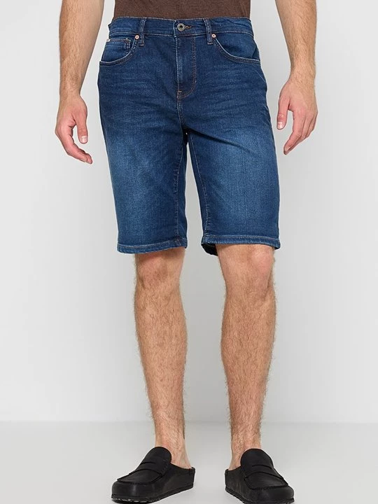 Foto van product Jeansshort lindbergh blauw