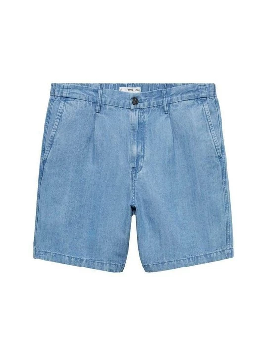 Foto van product Jeansshort Mango lichtblauw