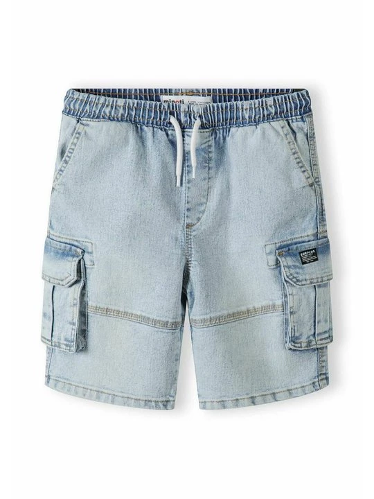 Foto van product Jeansshort MINOTI lichtblauw denim