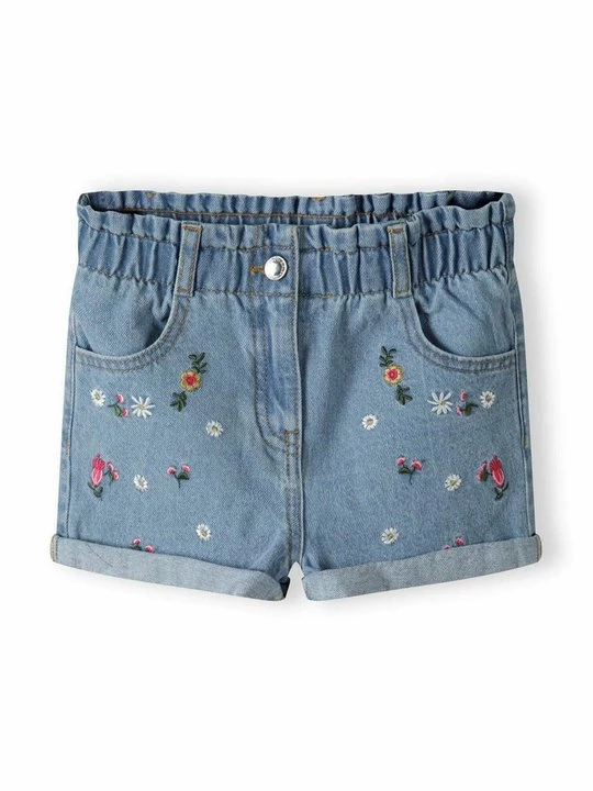 Foto van product Jeansshort MINOTI lichtblauw denim