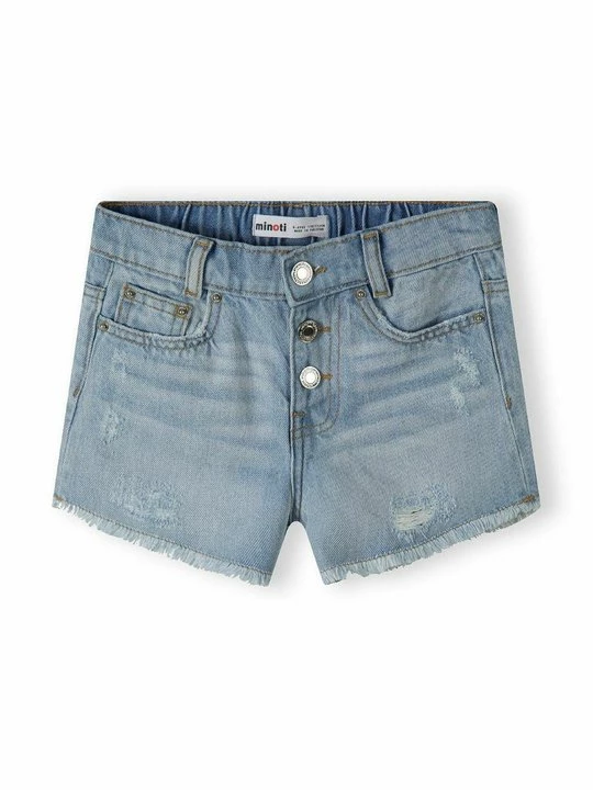 Foto van product Jeansshort MINOTI lichtblauw denim