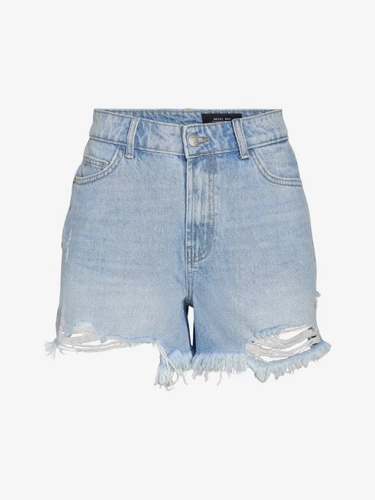 Foto van product Jeansshort Noisy May lichtblauw denim