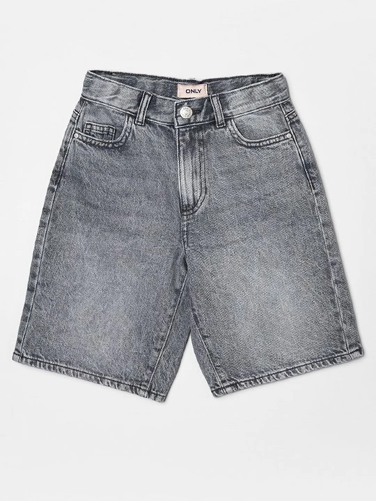 Foto van product Jeansshort ONLY GIRLS grijs