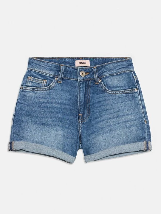 Foto van product Jeansshort ONLY GIRLS lichtblauw denim