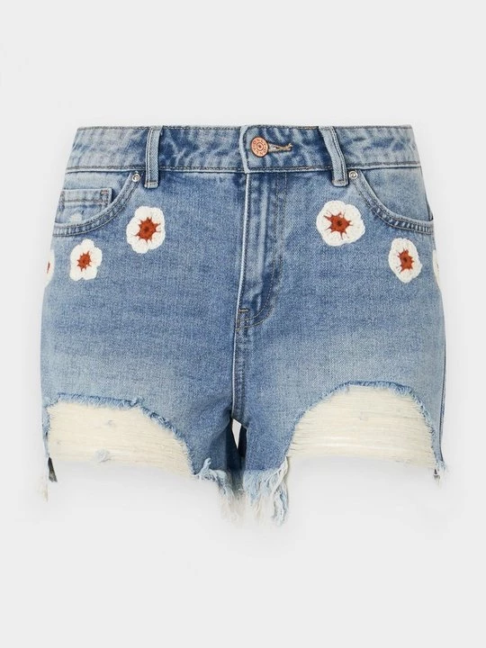 Foto van product Jeansshort Only lichtblauw denim