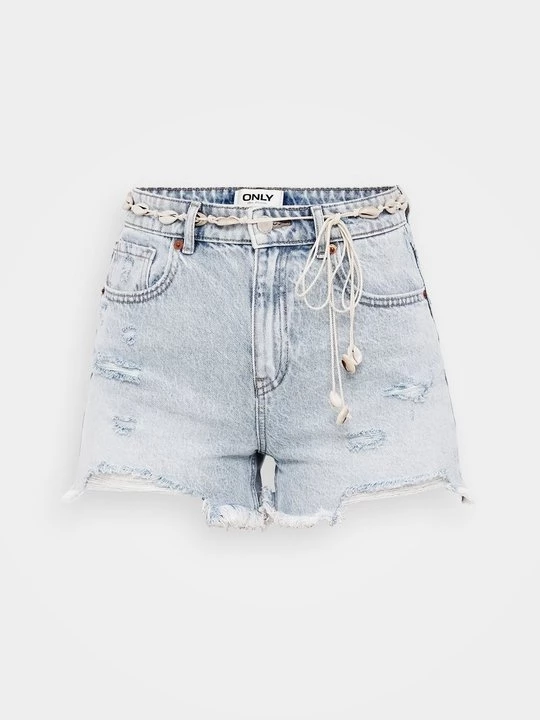 Foto van product Jeansshort Only lichtblauw denim