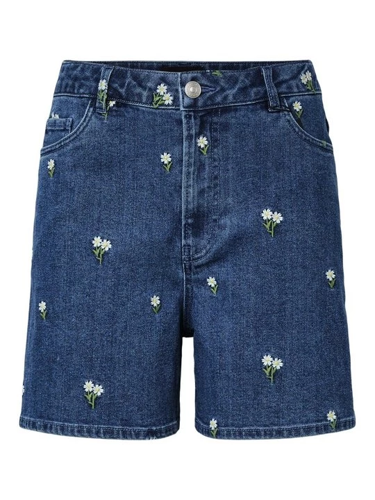Foto van product Jeansshort Pieces blauw