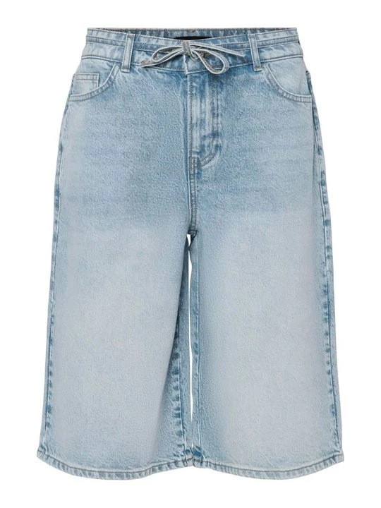 Foto van product Jeansshort Pieces lichtblauw denim