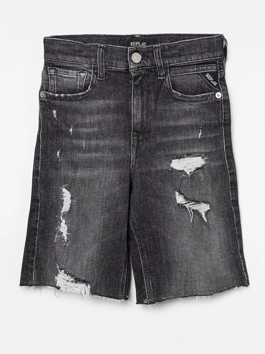 Foto van product Jeansshort Replay donkergrijs