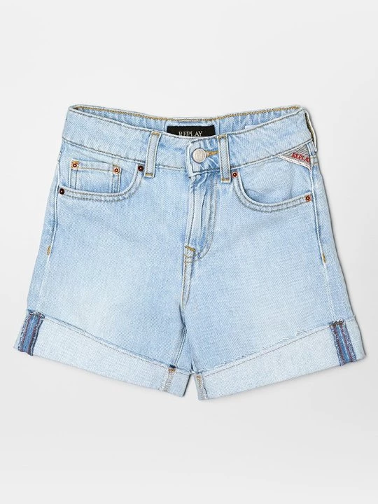 Foto van product Jeansshort Replay lichtblauw