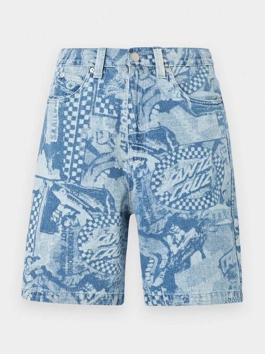 Foto van product Jeansshort Santa Cruz lichtblauw denim
