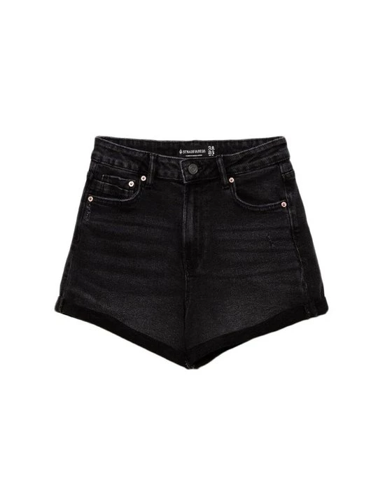 Foto van product Jeansshort Stradivarius zwart