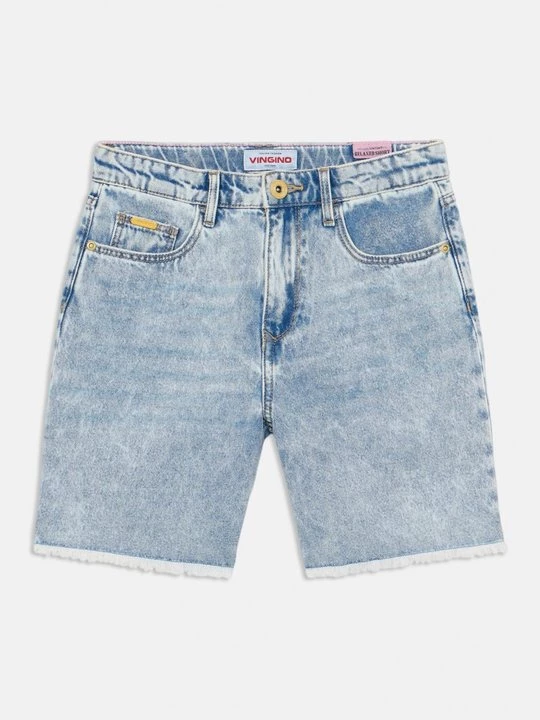 Foto van product Jeansshort VINGINO lichtblauw denim